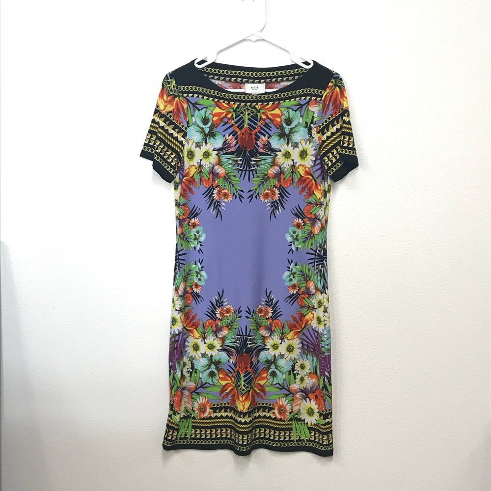 ECI New York floral print dress